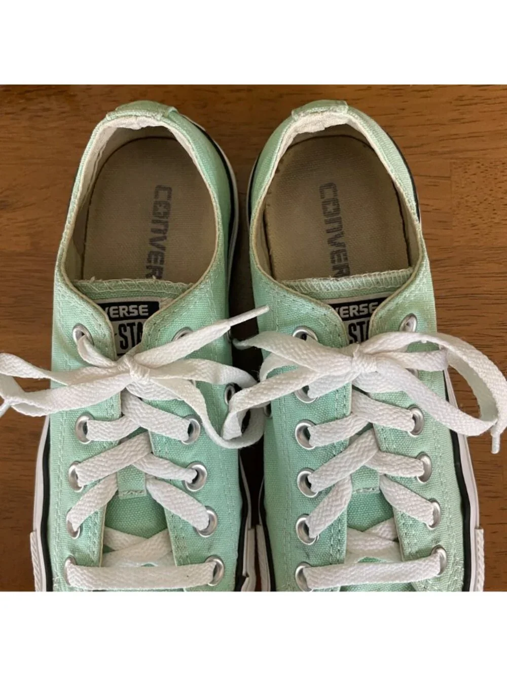 Converse Chuck Taylor All Star Low Top Sneakers Mint Green Womens 5 / Mens 7